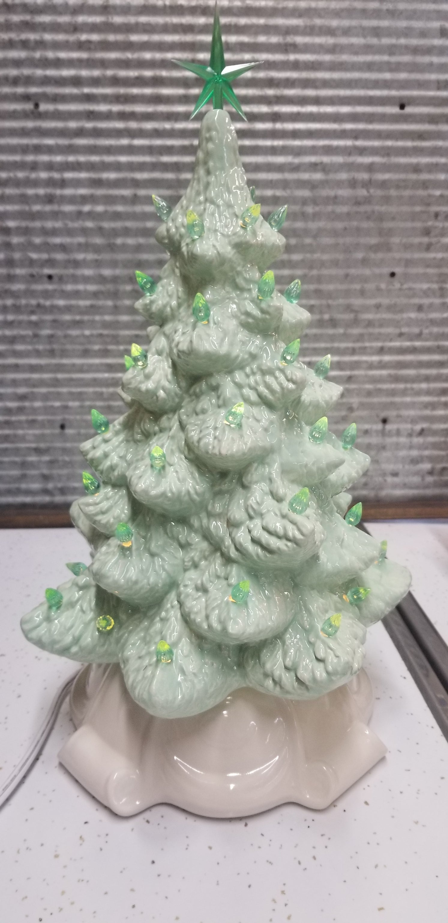 Ceramic Tree Vintage Kimple Mold Choice of tree color and light twis