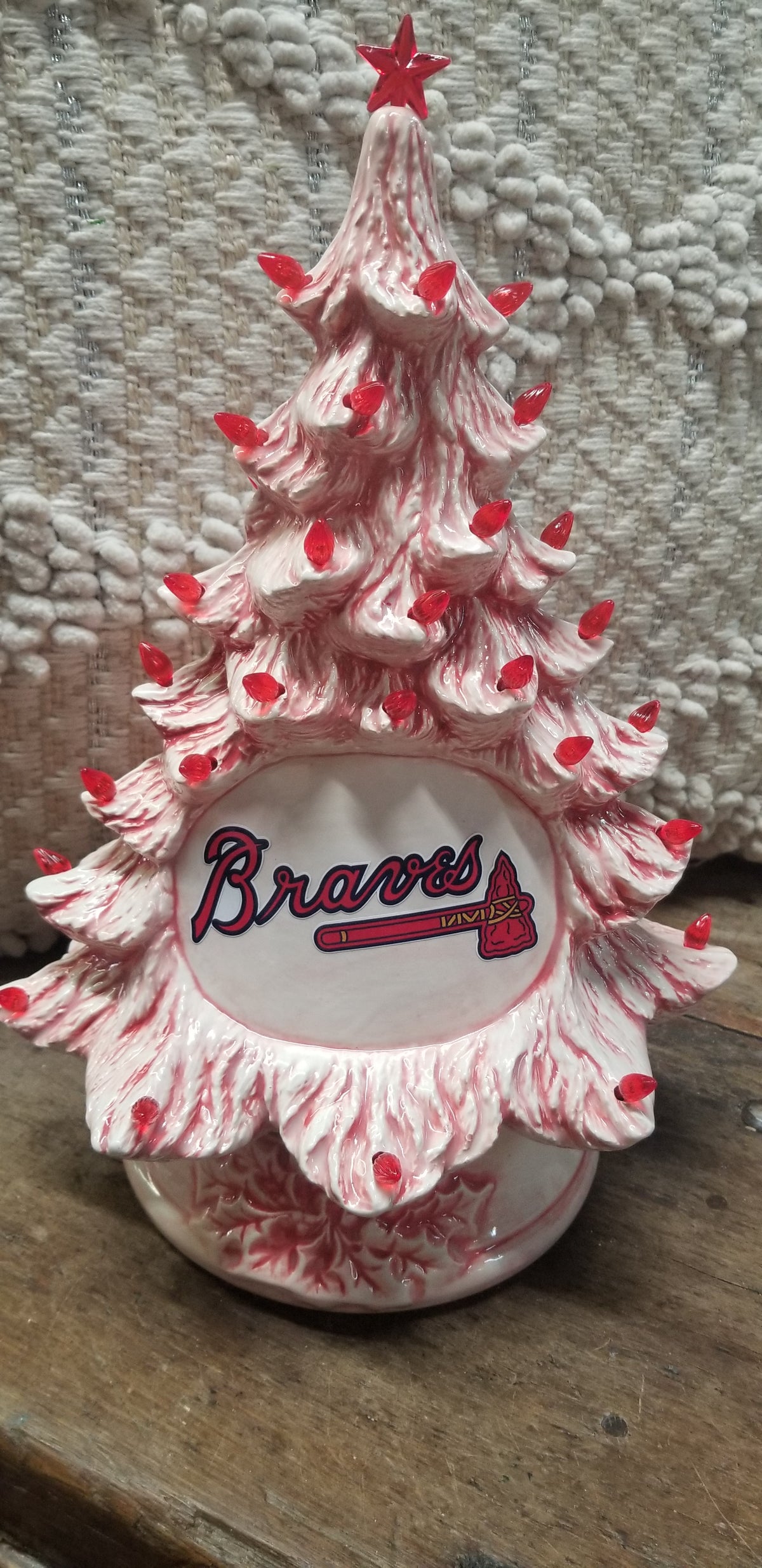Atlanta Braves Light Up Tree Topper